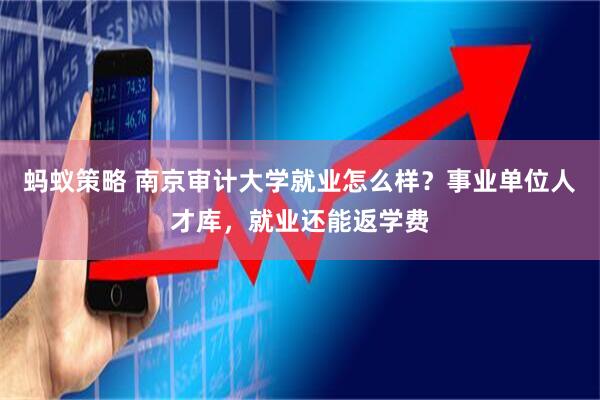 蚂蚁策略 南京审计大学就业怎么样？事业单位人才库，就业还能返学费