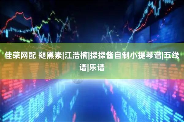佳荣网配 褪黑素|江浩楠|揉揉酱自制小提琴谱|五线谱|乐谱